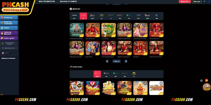 Bakit Namumukod-tangi ang Live Casino ng PHCASH?