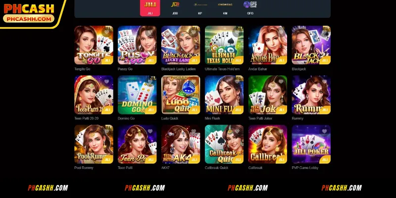 Mga Sikat na Pamagat sa Mga Larong Kard PHCASH